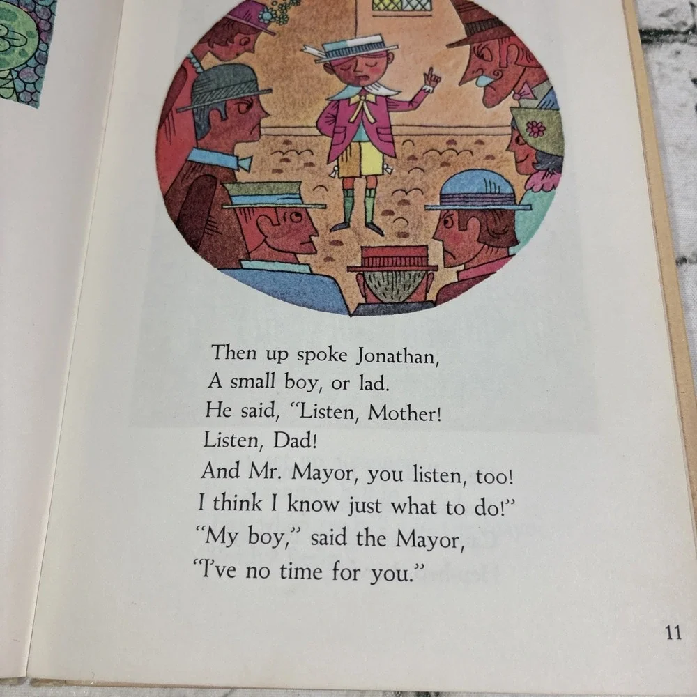Vtg 1969 JONATHAN and The DRAGON Golden Beginning Reader IRWIN SHAPIRO HC Book